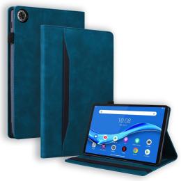  Lenovo Tab M10 Plus Gen 3 Fodral Frontficka Och Pennhållare Mörk Blå - Teknikhallen.se