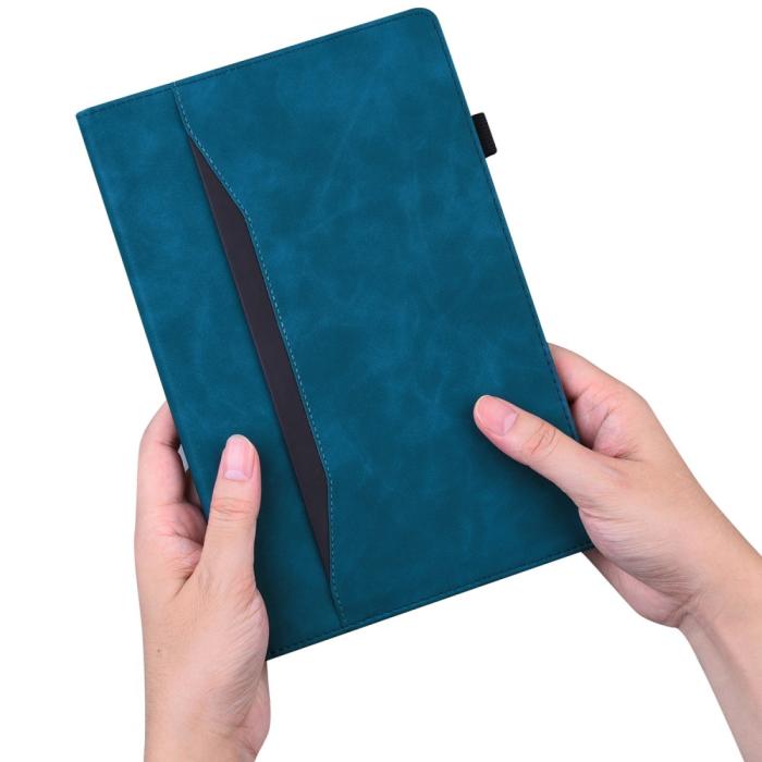 Bild 6,  Lenovo Tab M10 Plus Gen 3 Fodral Frontficka Och Pennhållare Mörk Blå - Teknikhallen.se