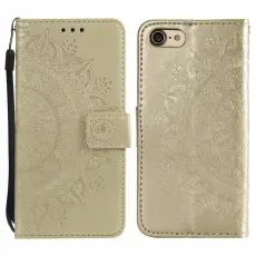  iPhone 17e / 16e Fodral Mandala L&auml;der Guld - Teknikhallen.se