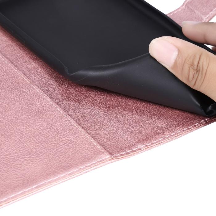Bild 6,  Samsung Galaxy A16 Fodral Läder Roséguld - Teknikhallen.se