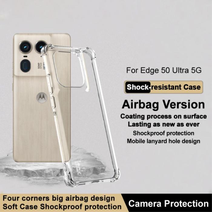 Bild 2, IMAK IMAK Motorola Edge 50 Ultra 5G TPU Skal Transparent - Teknikhallen.se