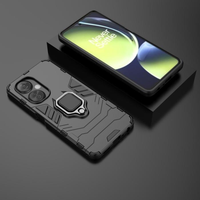 Bild 5,  OnePlus Nord CE 3 Lite 5G Skal Hybrid Armor Ring Svart - Teknikhallen.se