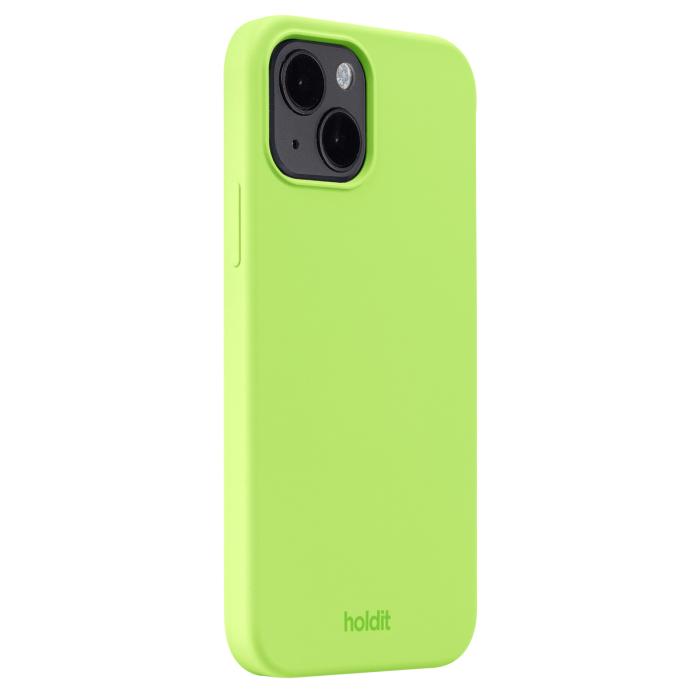 Bild 2, holdit holdit iPhone 14/13 Mobilskal Silikon Acid Green - Teknikhallen.se