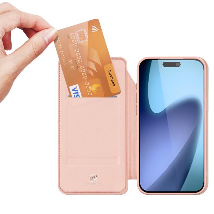 Bild 2, DUX DUCIS DUX DUCIS iPhone 17 Fodral Skin Pro Roséguld - Teknikhallen.se