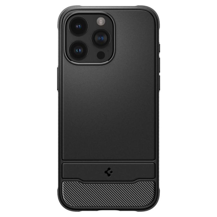 Bild 2, Spigen Spigen iPhone 15 Pro Skal MagSafe Mag Rugged Armor Matt Svart - Teknikhallen.se