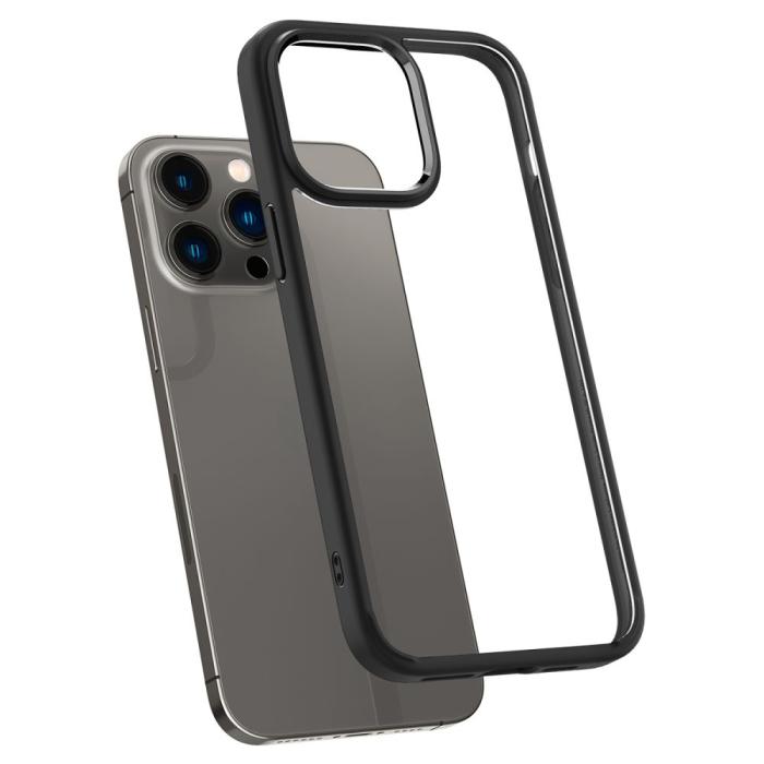 Bild 6, Spigen Spigen iPhone 14 Pro Skal Ultra Hybrid Matt Svart - Teknikhallen.se