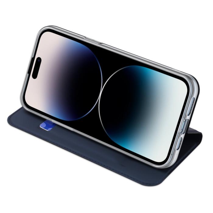 Bild 4, DUX DUCIS DUX DUCIS iPhone 15 Pro Fodral Skin Pro Blå - Teknikhallen.se