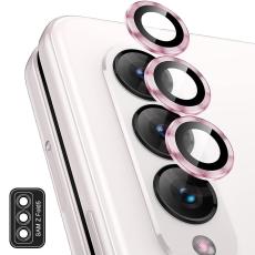 ENKAY ENKAY Galaxy Z Fold 5 Linsskydd Aluminium H&auml;rdat Glas Rosa - Teknikhallen.se