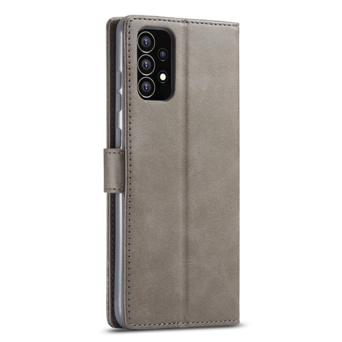 Bild 3, LC.IMEEKE LC.IMEEKE Samsung Galaxy A53 5G Fodral Läder Grå - Teknikhallen.se