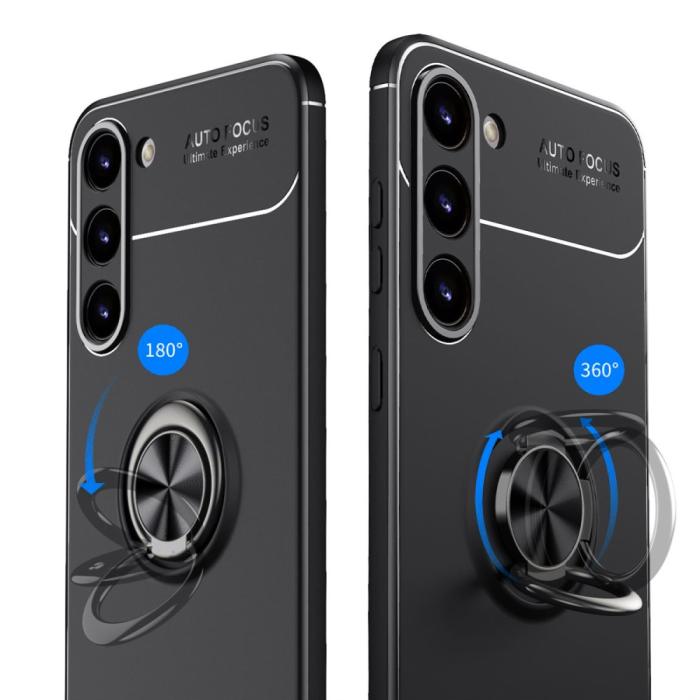 Bild 4,  Samsung Galaxy S23 Skal Ring Blå - Teknikhallen.se