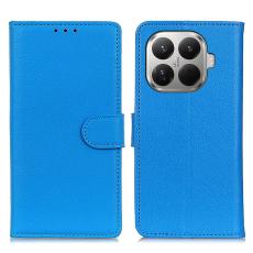  Xiaomi 17T Pro Fodral Litchi L&auml;der Bl&aring; - Teknikhallen.se