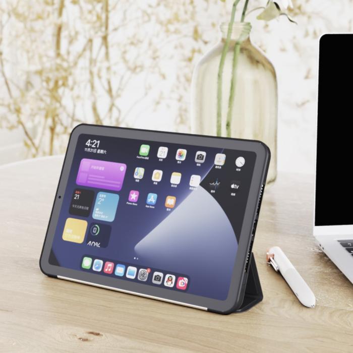 Bild 2,  iPad Mini 2024/2021 Fodral Slim Tri-Fold Svart - Teknikhallen.se
