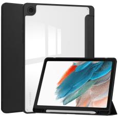  Samsung Galaxy Tab A9 Plus Fodral Hybrid Pennh&aring;llare Svart - Teknikhallen.se