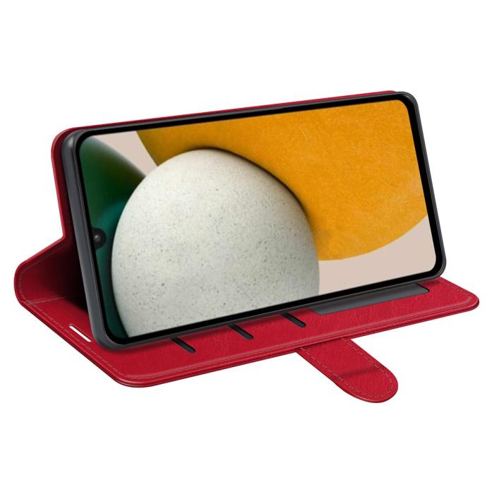 Bild 3,  Samsung Galaxy A15 5G Fodral Läder Röd - Teknikhallen.se