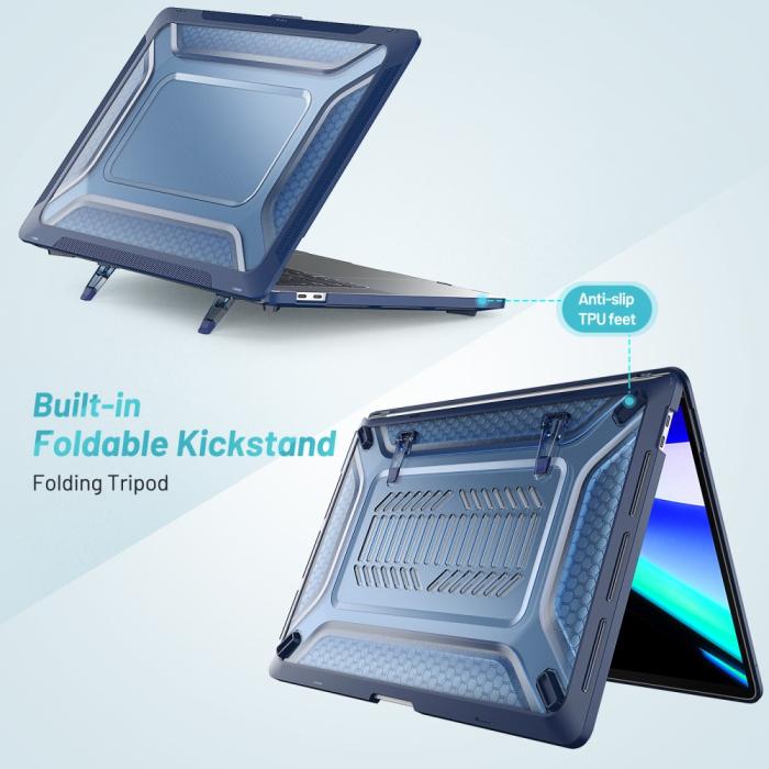 Bild 3,  MacBook Pro 16 2019 Skal Med Kickstand Safirblå - Teknikhallen.se