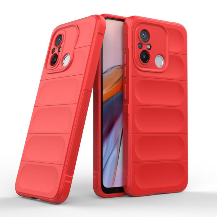Bild 6,  Xiaomi Redmi 12C 4G Skal Magic Shield Röd - Teknikhallen.se