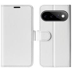  Google Pixel 11/10 Fodral Crazy Horse L&auml;der Vit - Teknikhallen.se
