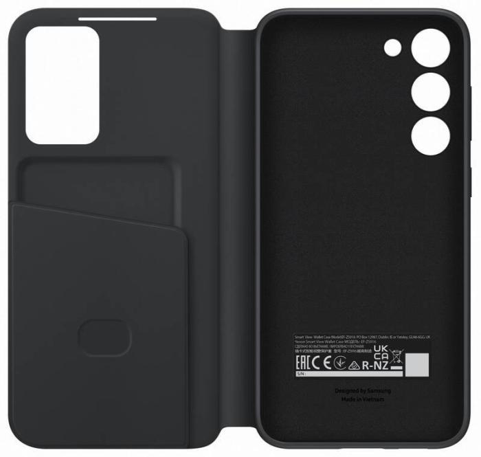 Bild 2, Samsung Samsung Galaxy S23 Plus Fodral Clear View Svart - Teknikhallen.se