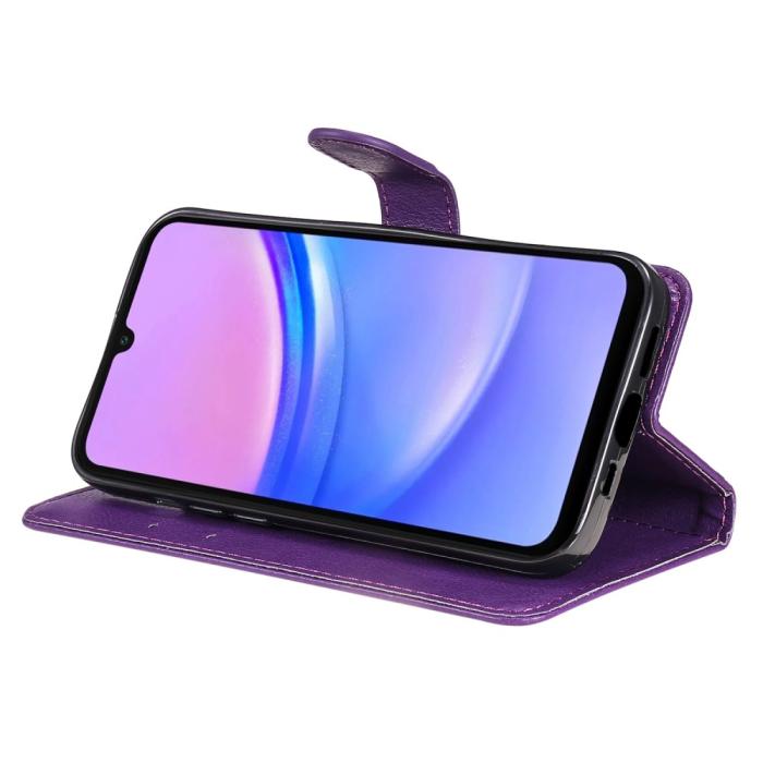 Bild 3,  Samsung Galaxy A16 Fodral Läder Lila - Teknikhallen.se