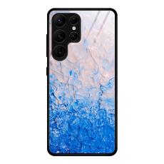  Samsung Galaxy S24 Ultra Skal H&auml;rdat Glas Bl&aring; - Teknikhallen.se