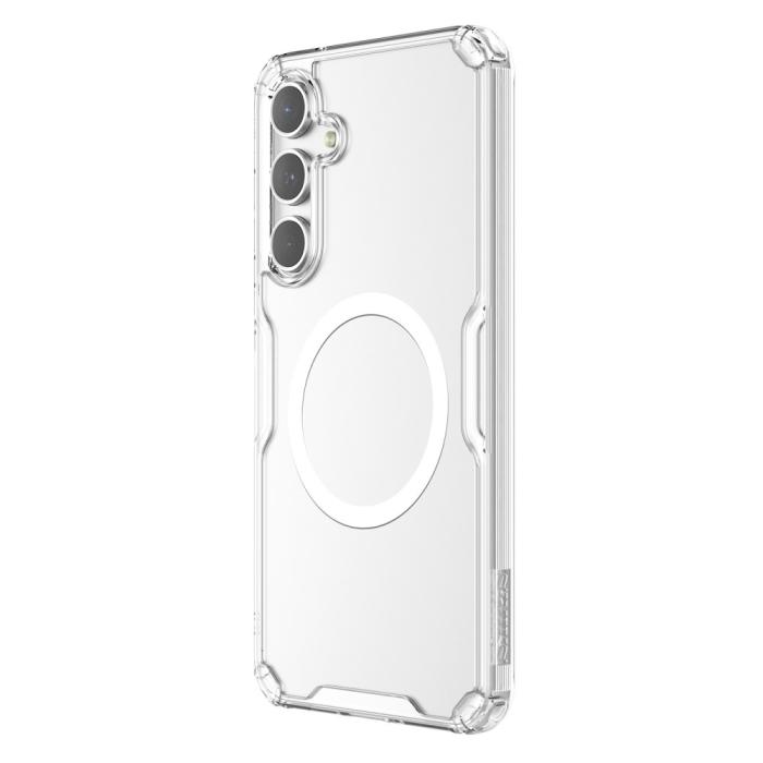 Bild 3, NILLKIN NILLKIN Galaxy A55 5G Skal MagSafe Hybrid Clear - Teknikhallen.se