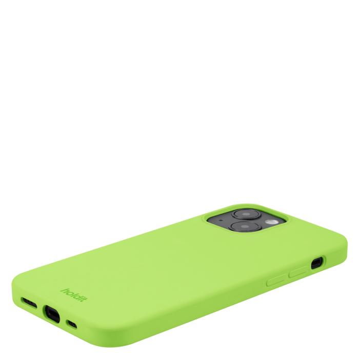 Bild 3, holdit holdit iPhone 14/13 Mobilskal Silikon Acid Green - Teknikhallen.se