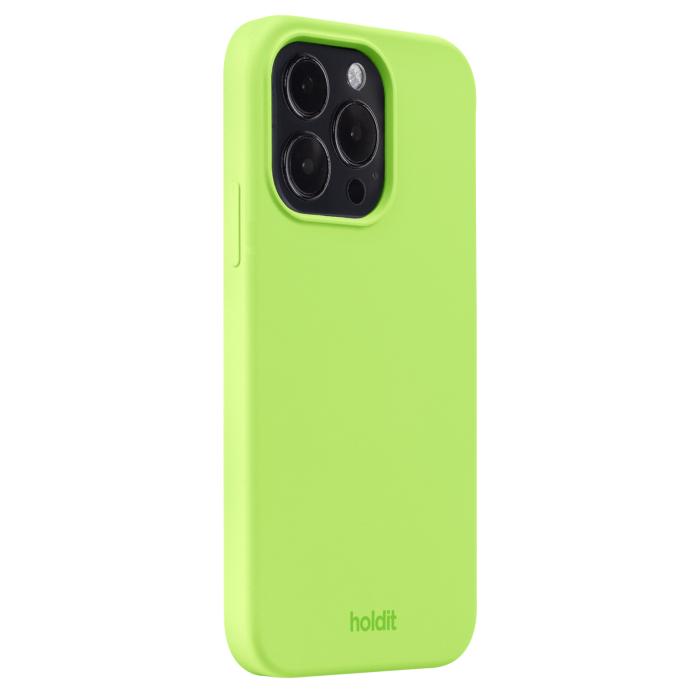 Bild 2, holdit holdit iPhone 14 Pro Mobilskal Silikon Acid Green - Teknikhallen.se