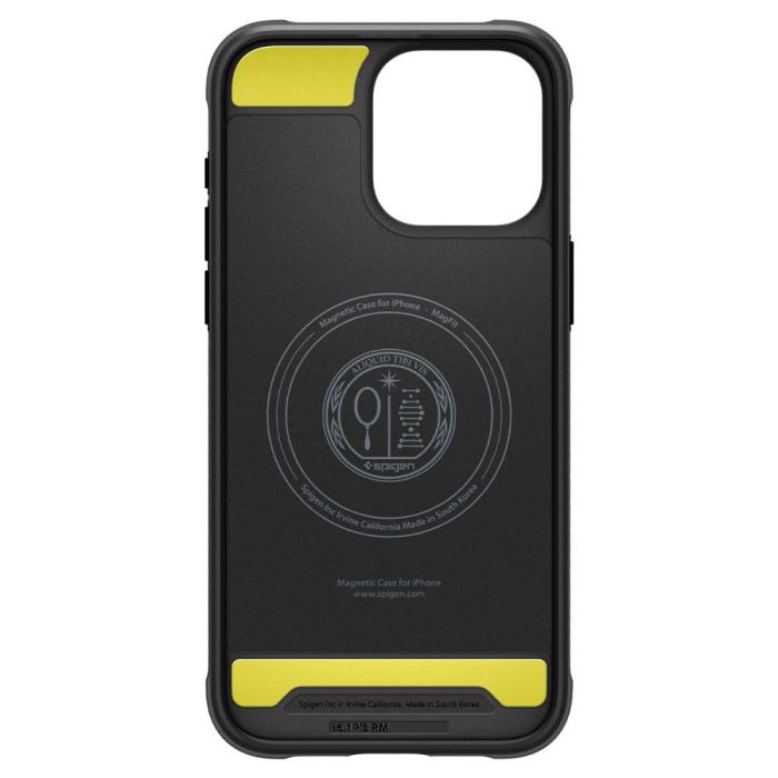 Bild 4, Spigen Spigen iPhone 15 Pro Skal MagSafe Mag Rugged Armor Matt Svart - Teknikhallen.se