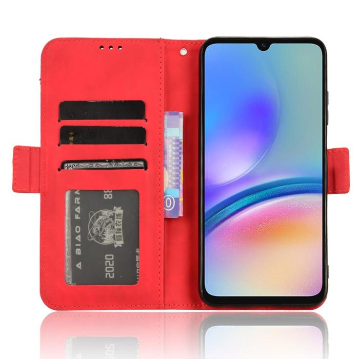 Bild 3,  Samsung Galaxy A05s 4G Fodral Med Avtagbart Kortfodral Röd - Teknikhallen.se