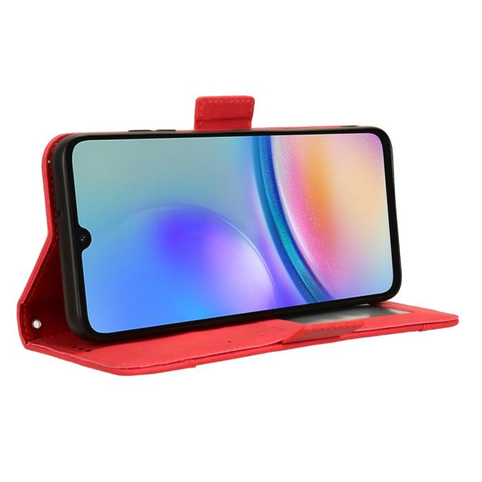 Bild 4,  Samsung Galaxy A05s 4G Fodral Med Avtagbart Kortfodral Röd - Teknikhallen.se