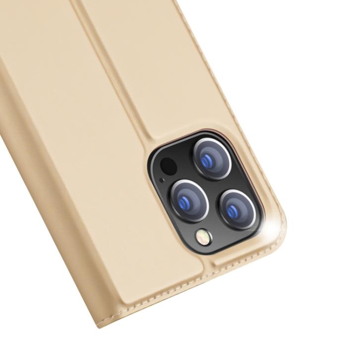 Bild 3, DUX DUCIS DUX DUCIS iPhone 14 Pro Max Fodral Skin Pro Guld - Teknikhallen.se