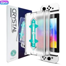  Nintendo Switch 2-PACK Sk&auml;rmskydd Helt&auml;ckande H&auml;rdat Glas - Teknikhallen.se