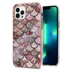  iPhone 15 Pro Skal Med Tryck Rosa Fj&auml;ll - Teknikhallen.se