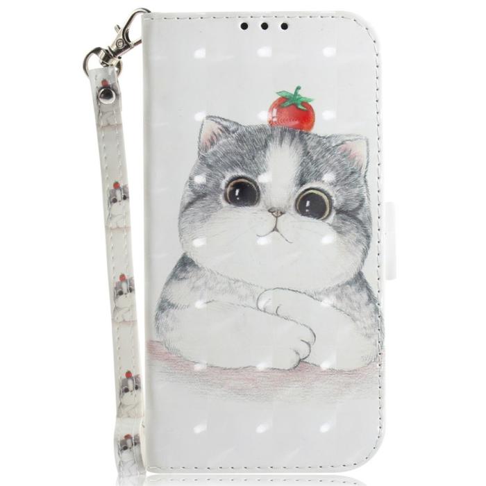 Bild 6,  iPhone 17 Pro Fodral Med Tryck Gullig Katt - Teknikhallen.se