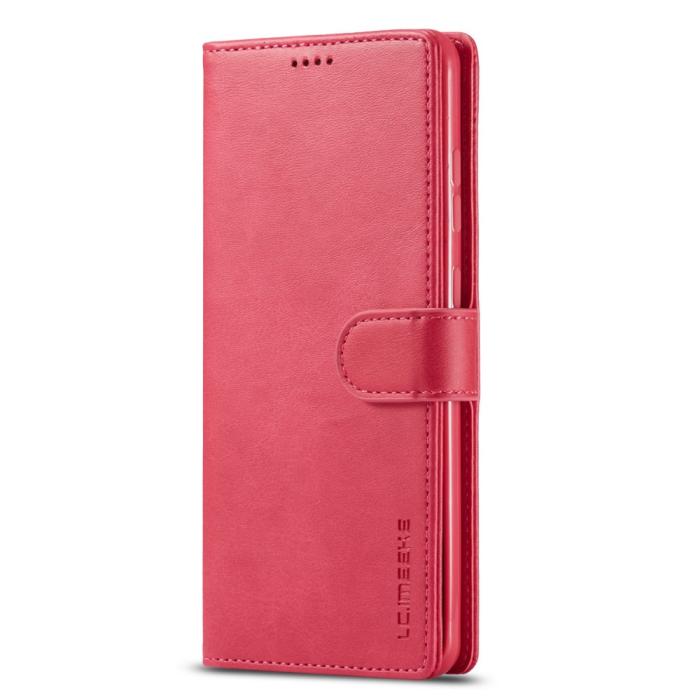 Bild 2, LC.IMEEKE LC.IMEEKE Samsung Galaxy A53 5G Fodral Läder Röd/Rosa - Teknikhallen.se