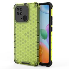  Xiaomi Redmi 10C Skal Armor Honeycomb Gr&ouml;n - Teknikhallen.se