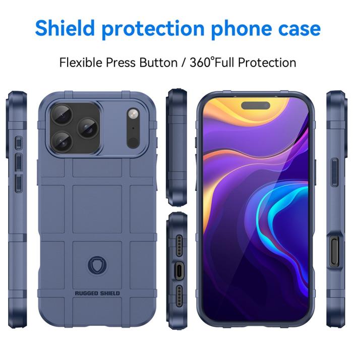 Bild 3,  iPhone 18 Pro Max / 17 Pro Max Skal Robust Blå - Teknikhallen.se