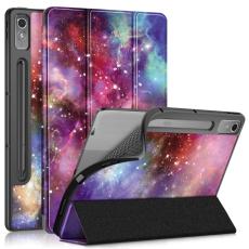  Lenovo Tab P12 Fodral Tri-Fold L&auml;der Cosmic Space - Teknikhallen.se