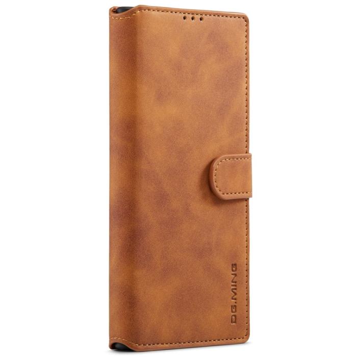 Bild 2, DG.MING DG.MING Samsung Galaxy S22 Ultra Fodral Retro Läder Brun - Teknikhallen.se