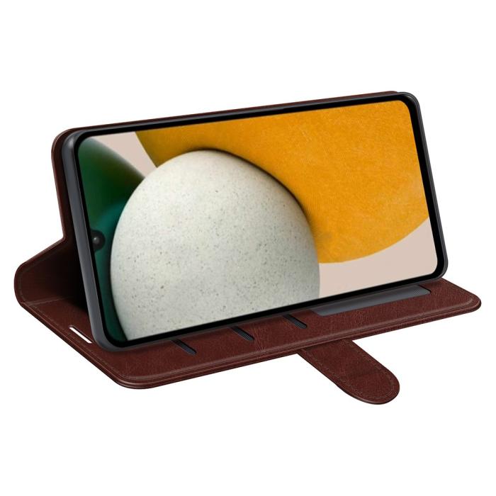 Bild 3,  Samsung Galaxy A15 5G Fodral Läder Brun - Teknikhallen.se
