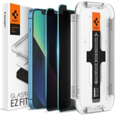 Spigen Spigen 14 Plus / iPhone 13 Pro Max "Ez Fit" 2-PACK Sk&auml;rmskydd Privacy - Teknikhallen.se