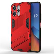  Xiaomi Redmi 12 5G/4G Skal Kickstand Hybrid Armor R&ouml;d - Teknikhallen.se