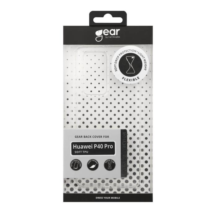 Bild 2, Gear GEAR Huawei P40 Pro Skal TPU Transparent - Teknikhallen.se