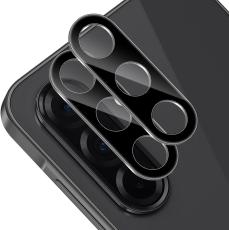  2-Pack Samsung A17 Linsskydd I H&auml;rdat Glas - Svart - Teknikhallen.se