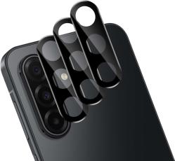  3-Pack Samsung A18 Linsskydd I H&auml;rdat Glas - Svart - Teknikhallen.se