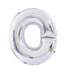  Bokstavsballong O 70 cm Silver - Teknikhallen.se