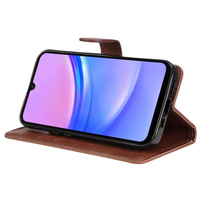 Bild 3,  Samsung Galaxy A16 Fodral Läder Brun - Teknikhallen.se