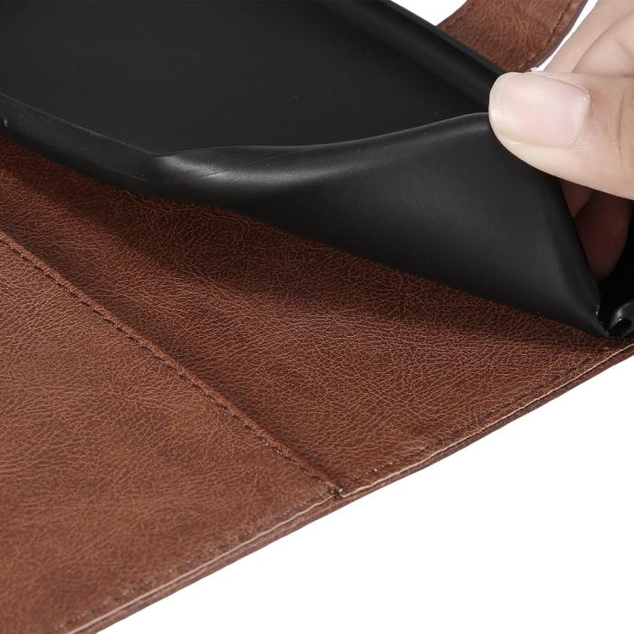 Bild 6,  Samsung Galaxy A16 Fodral Läder Brun - Teknikhallen.se