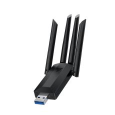  Tr&aring;dl&ouml;s USB 3.0 N&auml;tverkskort Dual-Band Svart - Teknikhallen.se