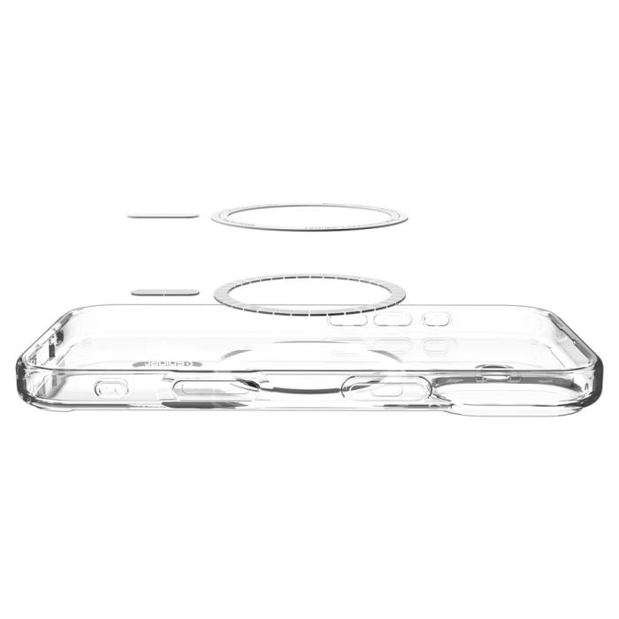 Bild 6, Spigen Spigen iPhone 17 Skal MagSafe Ultra Hybrid Clear / Gold - Teknikhallen.se